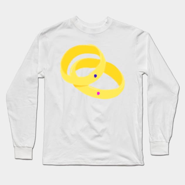 Anniversary Gold Long Sleeve T-Shirt by Shop Ovov